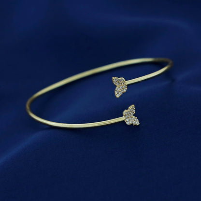 Dual Butterfly Bangle
