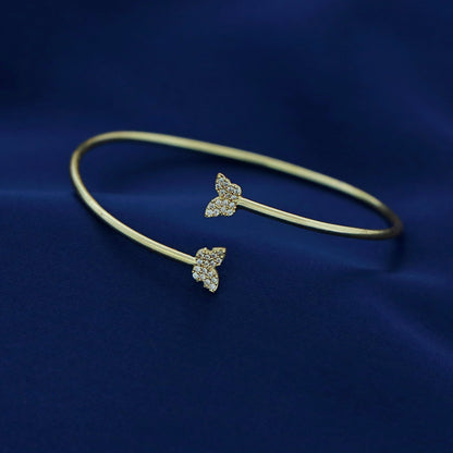 Dual Butterfly Bangle