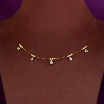 Stone Drop String Neckpiece