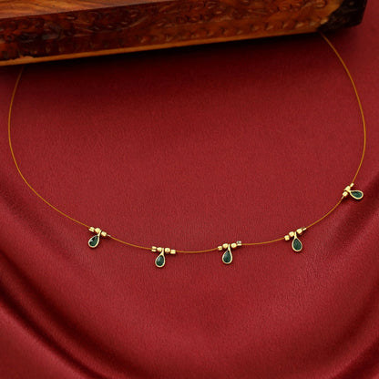 Stone Drop String Neckpiece