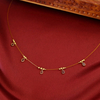 Stone Drop String Neckpiece