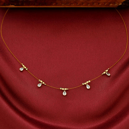 Stone Drop String Neckpiece